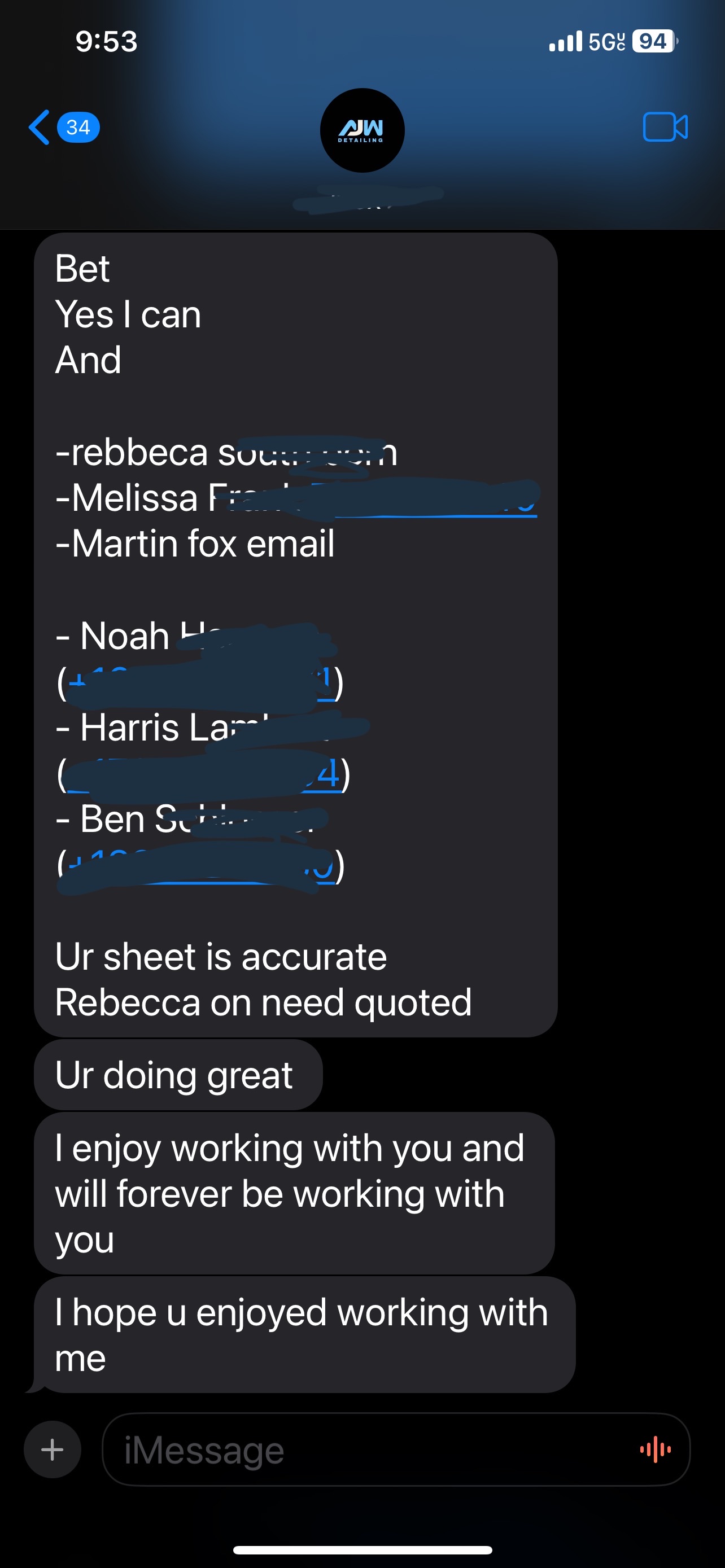 Client feedback and results